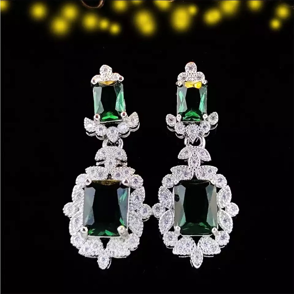 *NEW* | .925 Sterling silver emerald set - Picture 6 of 8